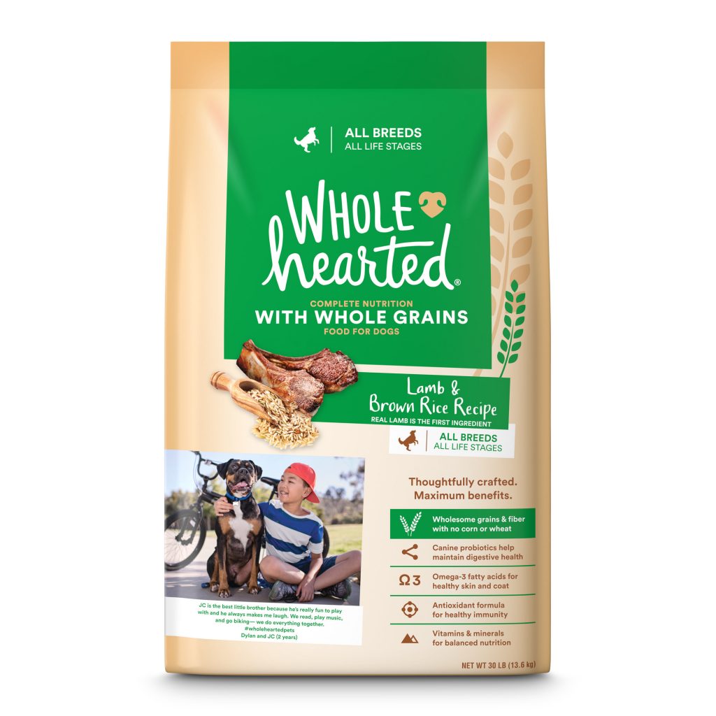 WholeHearted Lamb & Brown Rice Recipe with Whole Grains Dry Dog Food, 30 lbs. - Pet Food Ratings