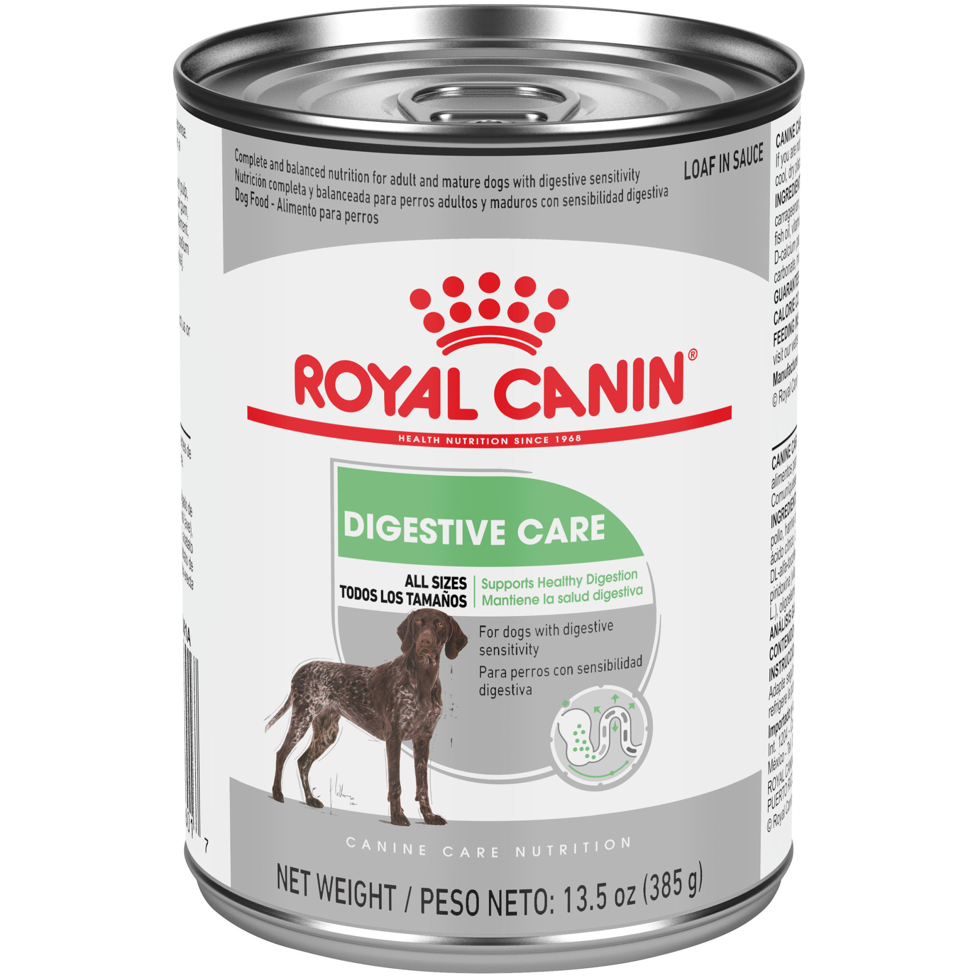 Royal Canin Digestive Care Loaf in Sauce Wet Dog Food, 13.5 oz., Case of 12, 12 X 13.5 OZ Pet