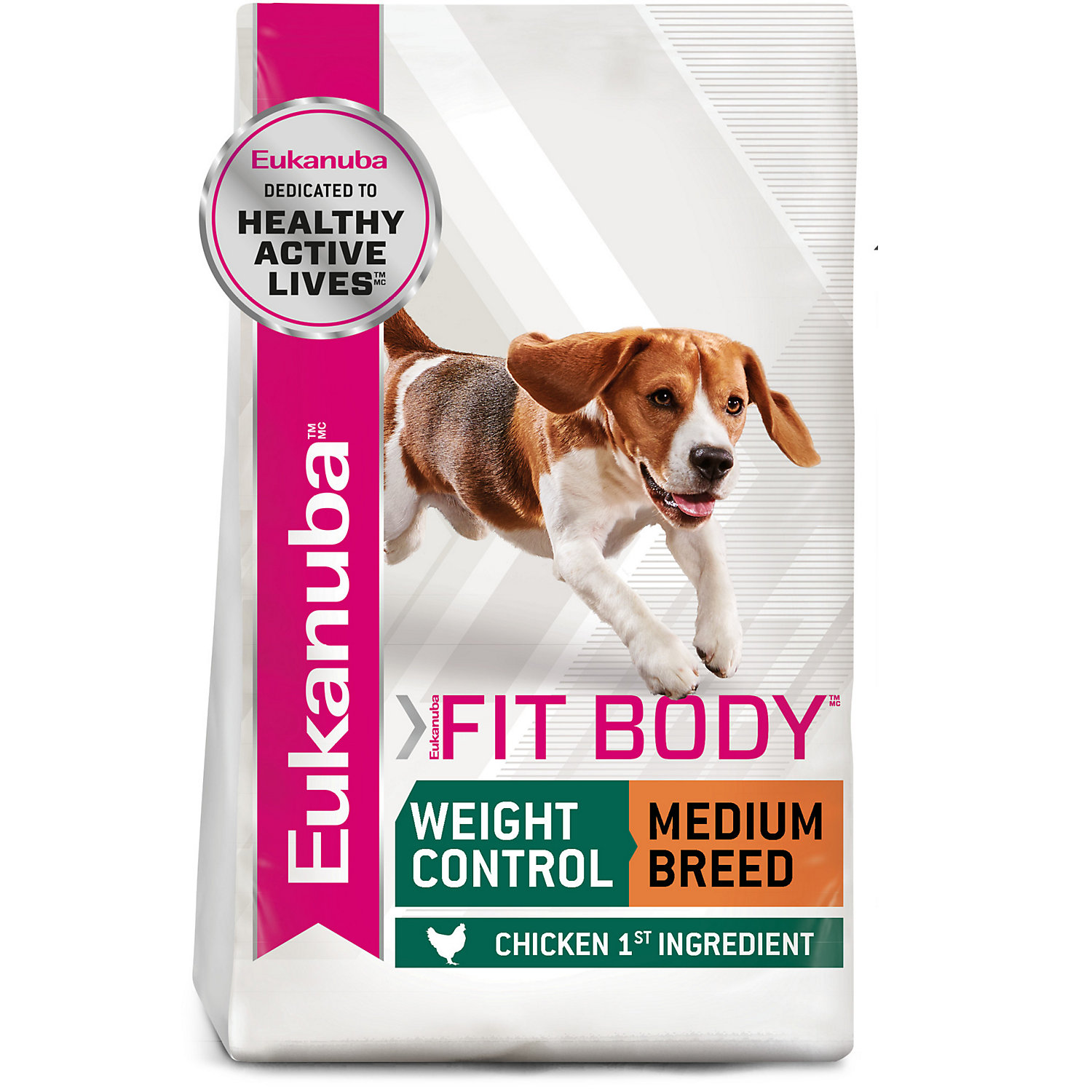 Eukanuba Fit Body Weight Control Medium Breed Dry Dog Food