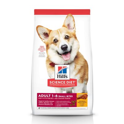 Hill's Science Diet Adult Small Bites Chicken & Barley Recipe Dry Dog Food, 5 lbs., Bag, 5-lb bag