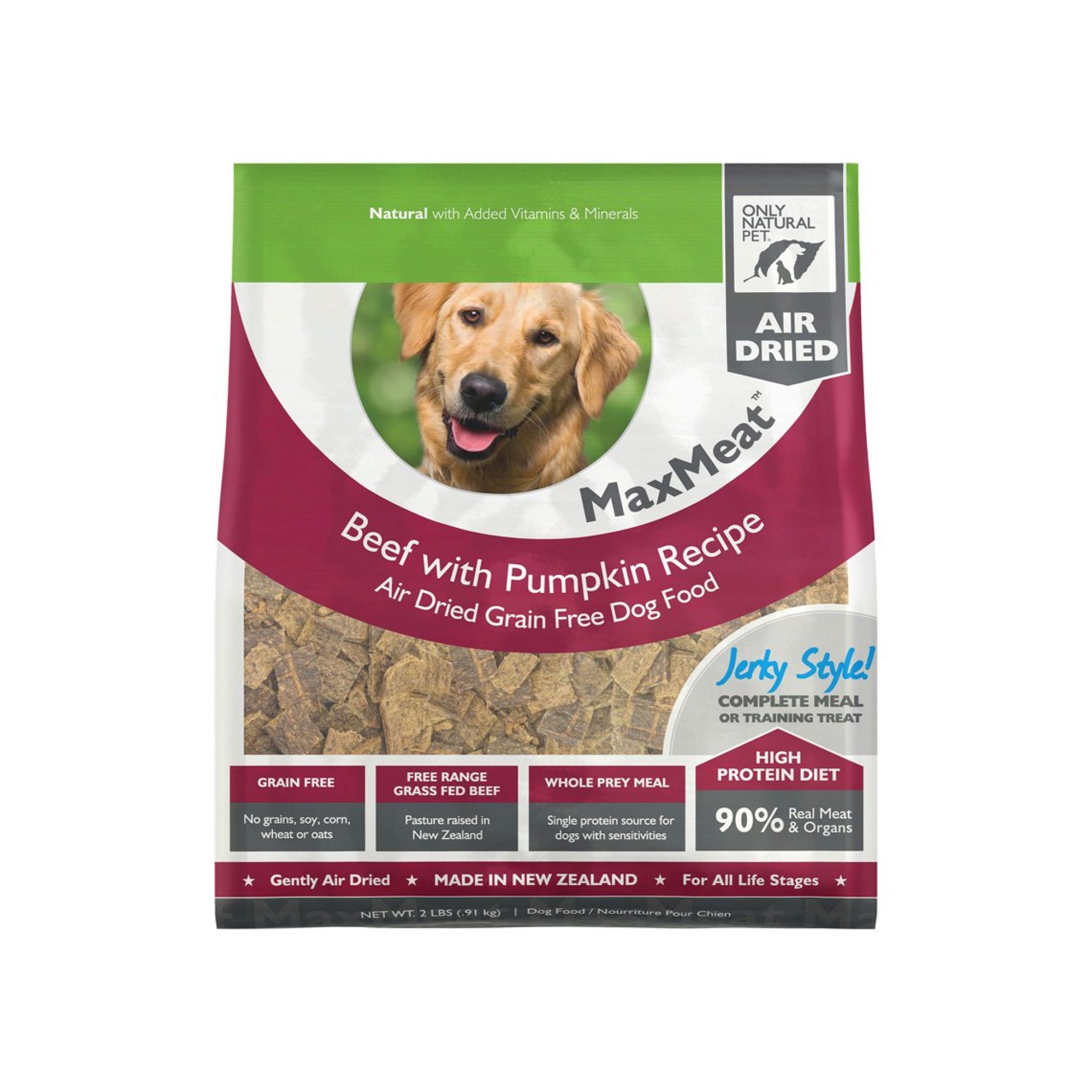 Only Natural Pet Grain-Free MaxMeat Air Dried Real Meat Dog Food - Pet