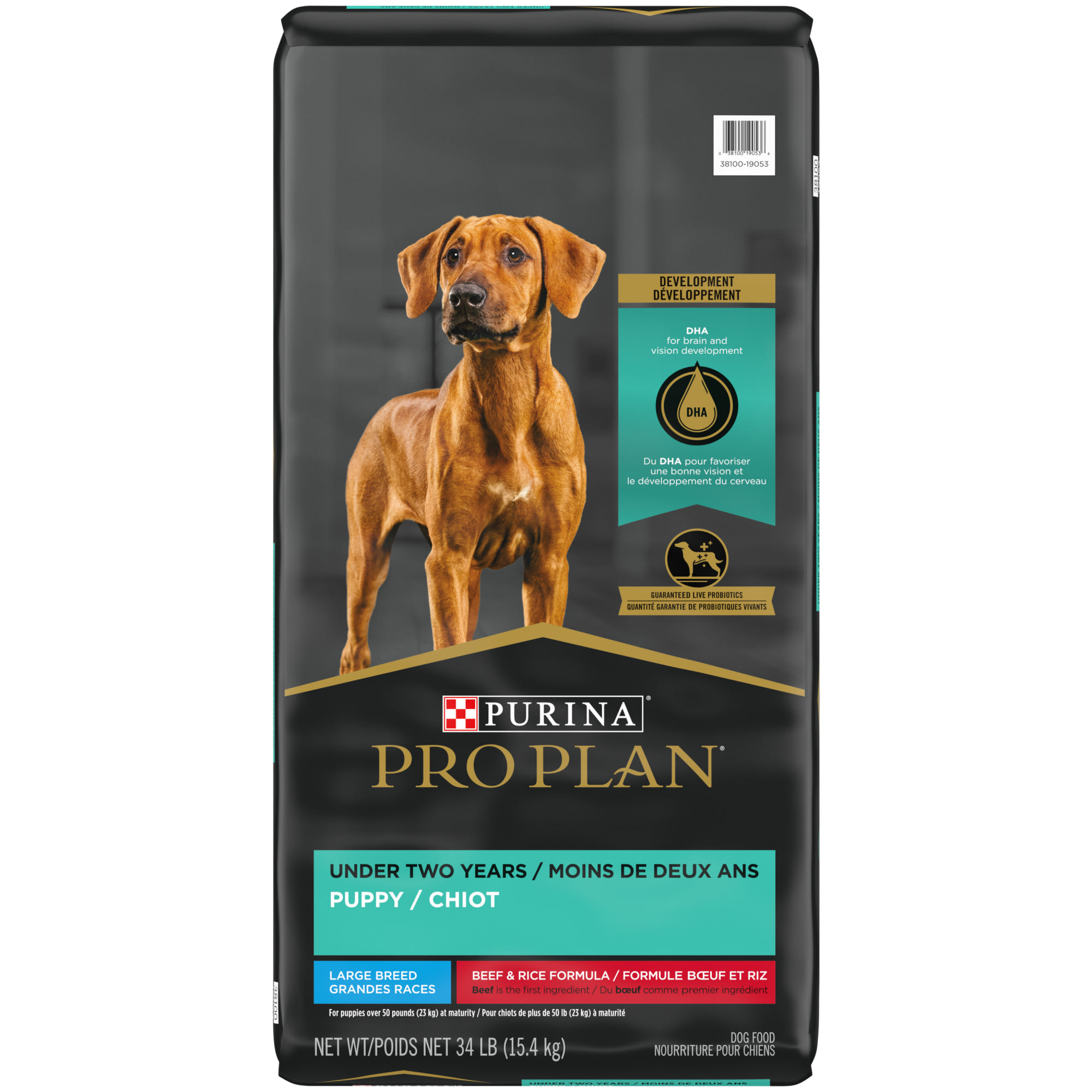 Purina Pro Plan Development Beef &amp; Rice Formula Large Breed Dry Puppy