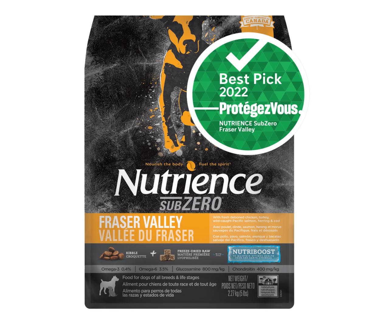 Nutrience subzero dog food best sale