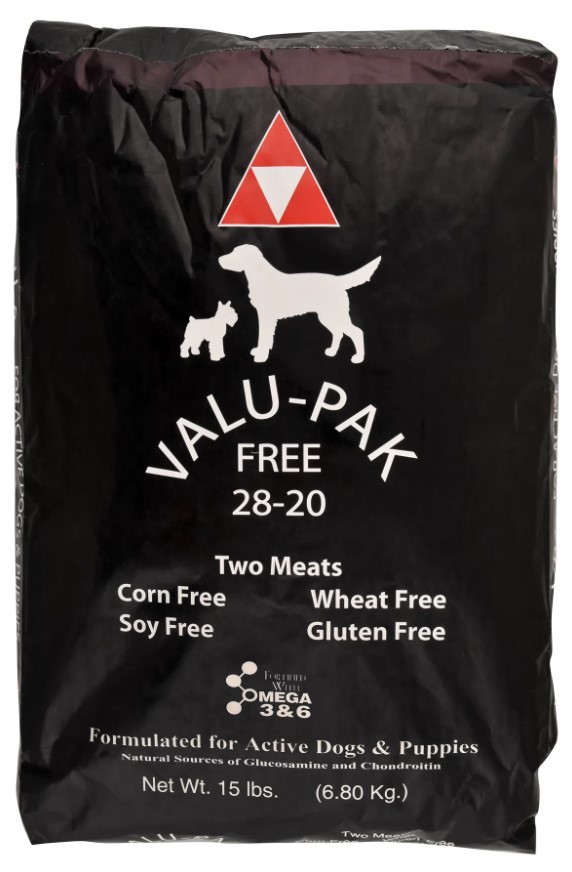 Valu pak clearance dog food ingredients